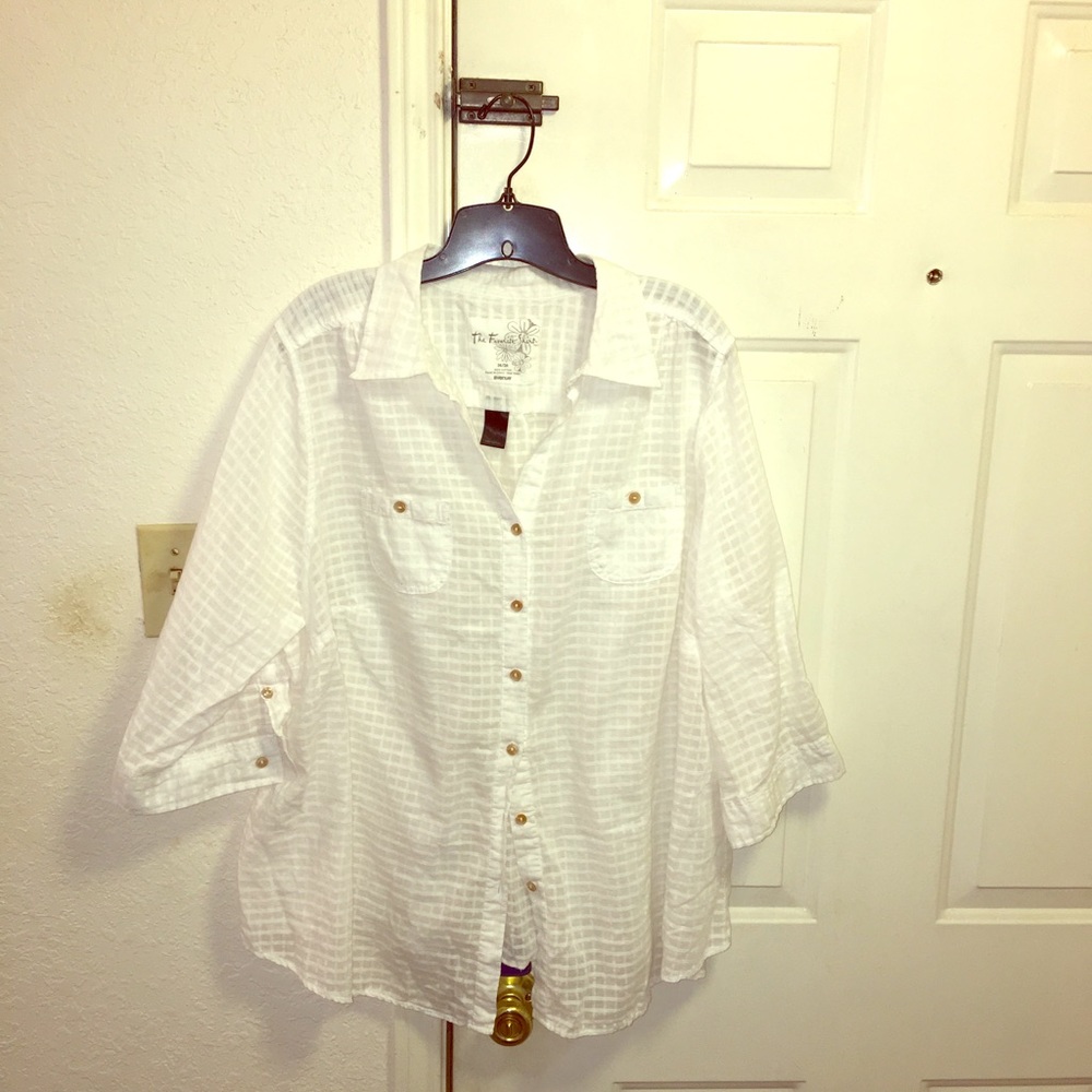 Price Drop-Your Favorite Blouse White